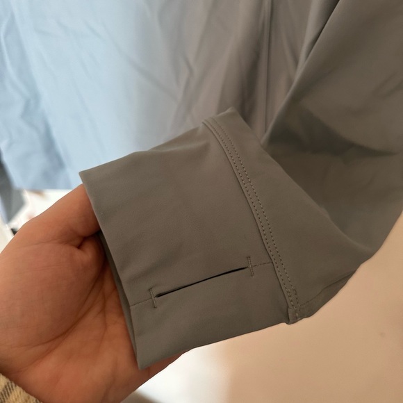 Blue Gray long sleeve top. - Picture 4 of 5